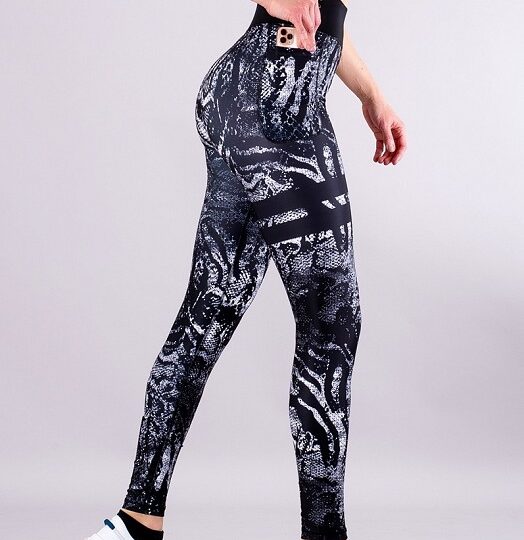 HUNTER BLACK STRAPS LEGGINGS