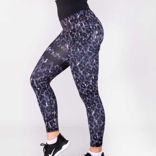 LEO DARK PINK SCRUNCH LEGGINGS