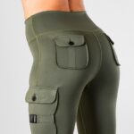 CARGO ARMY GREEN CASUAL TIGHTS LEGGINGS