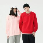 5XL Oversize 300 grams Plain Pullover Crew Neck