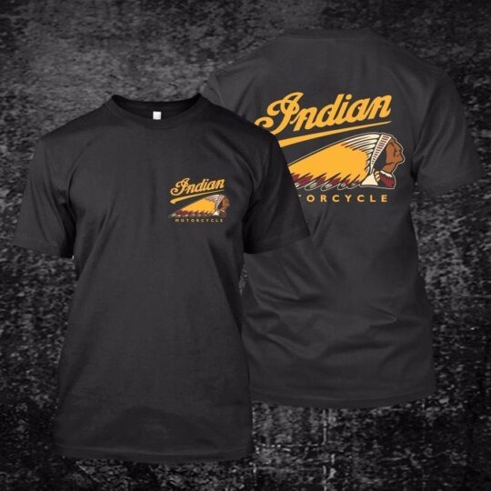 yellow design black t-shirt