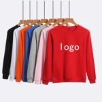 Wholesale plain custom design logo sweatshirt