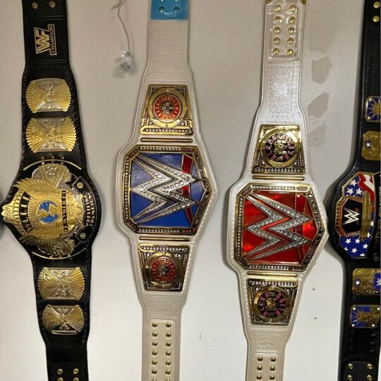 wrestling belts