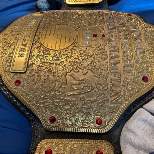 lather wrestling belts