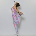 PINK&WHITESTRAPS LEGGINGS