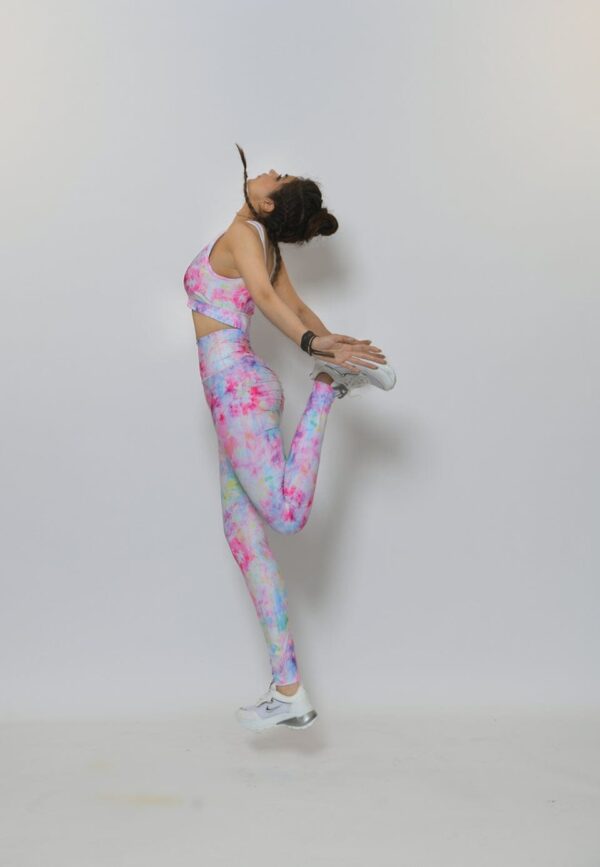 PINK&WHITESTRAPS LEGGINGS