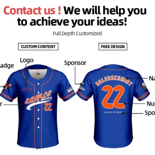 Most popular custom printing baseball sublimation shirts