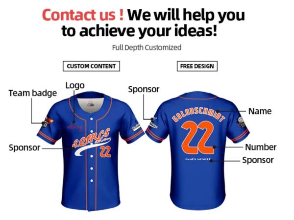 Most popular custom printing baseball sublimation shirts