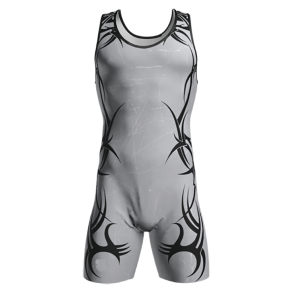 Grey Wrestling Singlet