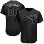 Black Baseball Uniform