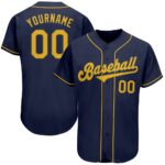Blue & Yellow Baseball Uniform