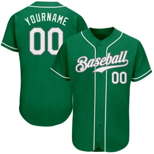 Green Baseball Uniform
