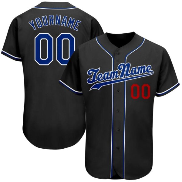 Black & Blue Baseball Uniform