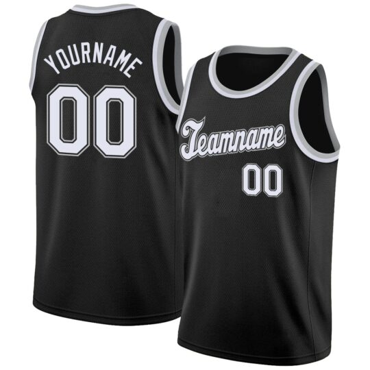 Black & White Basketball Uniform