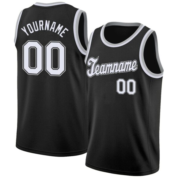 Black & White Basketball Uniform