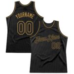 Black & Golden Basketball Uniform