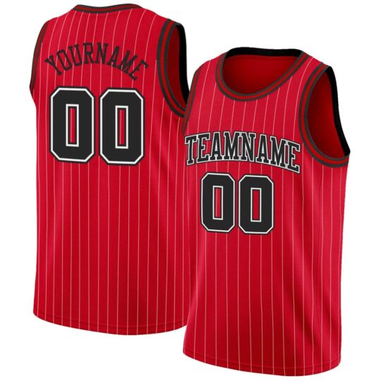Red Lining Basketball Uniform