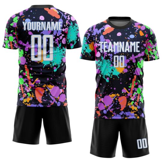 Sublimation Printing Graffiti Design Football Uniform