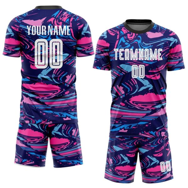 Multi Colored Sublimation Printing Design Football Uniform