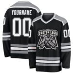 Custom Black & White Hockey Uniform
