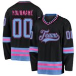 Blue Pink & Black Hockey Uniform