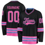 Black & Pink Hockey Uniform