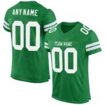 Green & White American Football Uniform