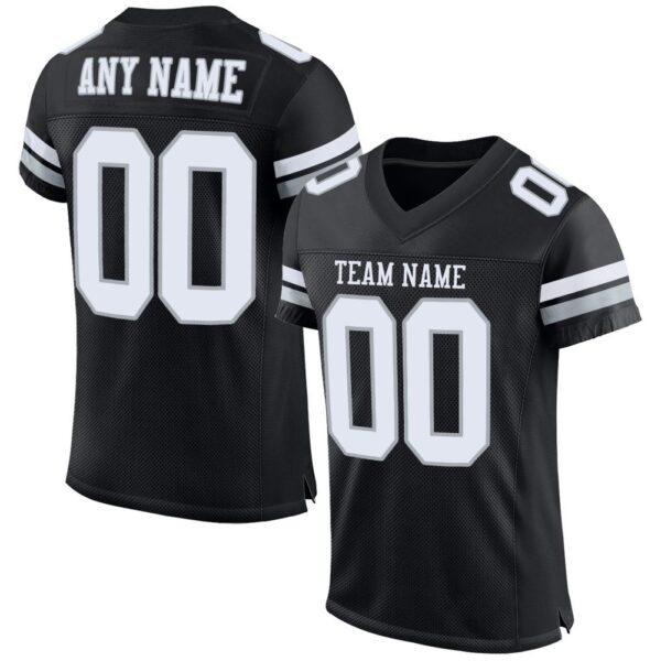 Black & White American Football Uniform