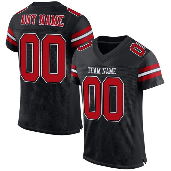Black & Red American Football Uniform