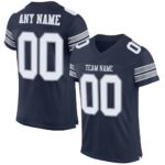 Fade Blue & Grey American Football Uniform