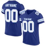 Blue & White American Football Uniform