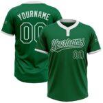 Green Softball Uniform