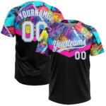 Rainbow Color Sublimation Design Softball Uniform