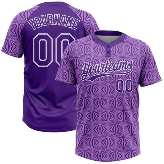 Purple Design Softball Uniform