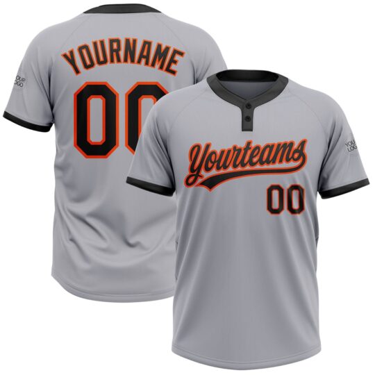 White Black & Red Softball Uniform