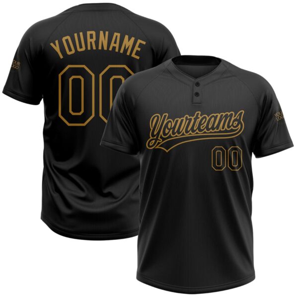 Black & Golden Softball Uniform