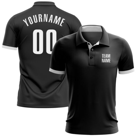 Black & White Polo Shirts