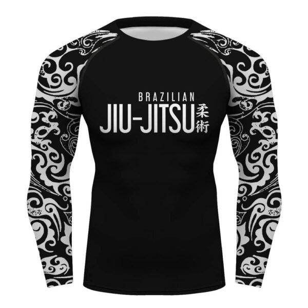 Jiu Jitsu Black Rashguard