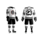 Black & White Ice Hockey Uniform