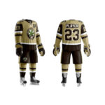 Black & Golden Ice Hockey Uniform