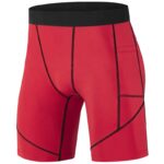 Red Compression Shorts