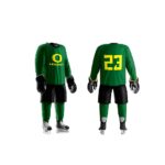 Green & Black Ice Hockey Uniform
