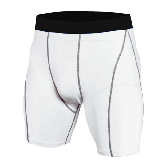 White Compression Shorts