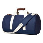 Blue & White Duffle Bag