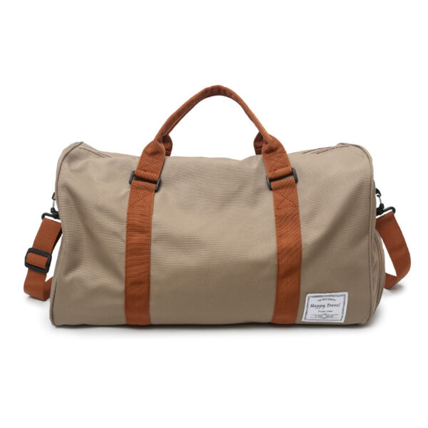 Beige Duffle Bag