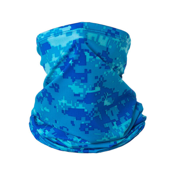 Double Toned Blue Colored Neck Buff