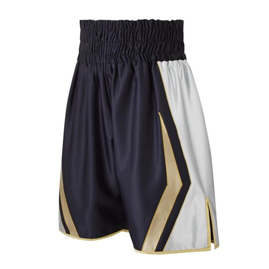 White Black & Golden Boxing Shorts