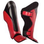 Black & Red Shin In Steps