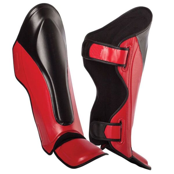 Black & Red Shin In Steps