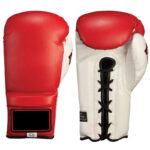 Off White & Red Boxing Gloves